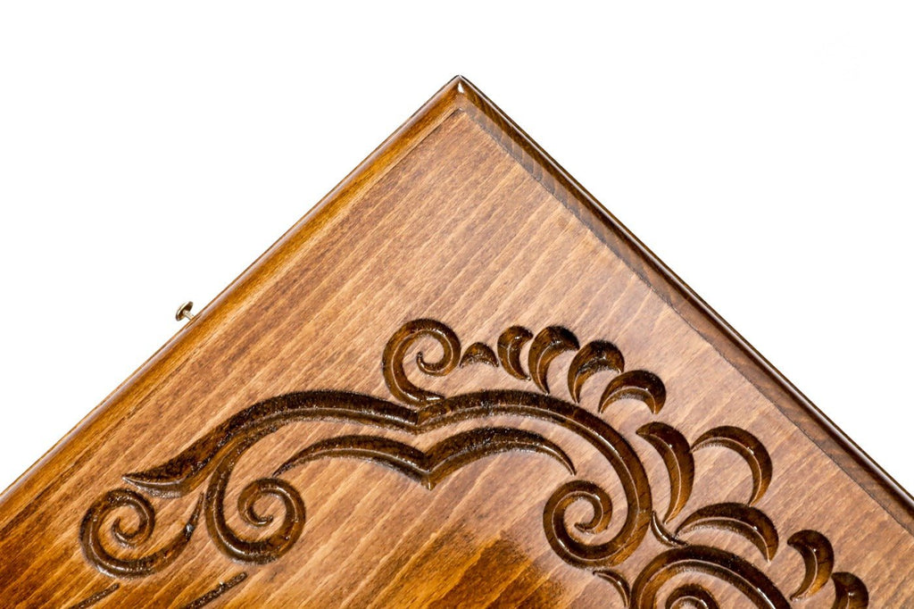 Ararat Wooden Backgammon Board Classic 19.7" | 50 cm - Unumperfectus
