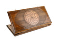 Handcrafted wooden backgammon board with Eternity classic design 19.7 inch