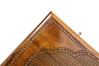 Eternity Classic backgammon board - close-up of the carved design