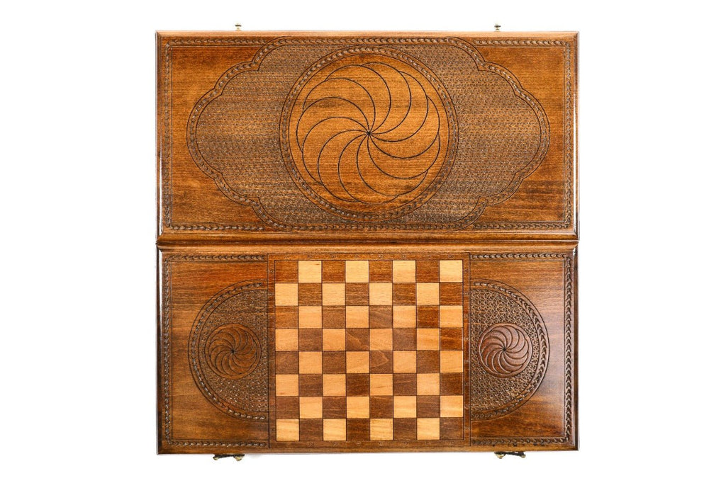 Wooden Backgammon Board Eternity Classic 19.7" | 50 cm - Unumperfectus