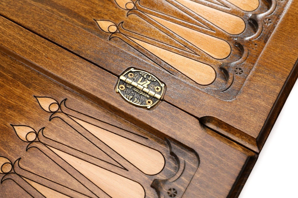 Wooden Backgammon Board Eternity Classic 19.7" | 50 cm - Unumperfectus