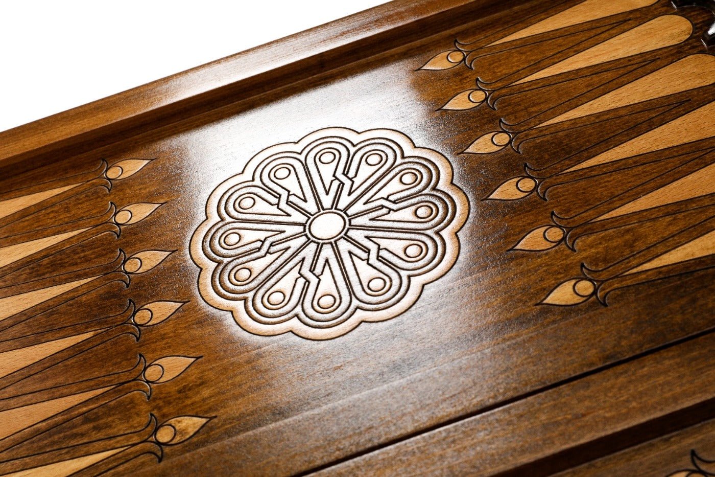 Wooden Backgammon Board Eternity Classic 19.7" | 50 cm - Unumperfectus