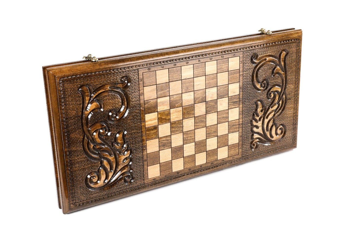 Wooden Backgammon Board Bull 23.6" | 60 cm - Unumperfectus