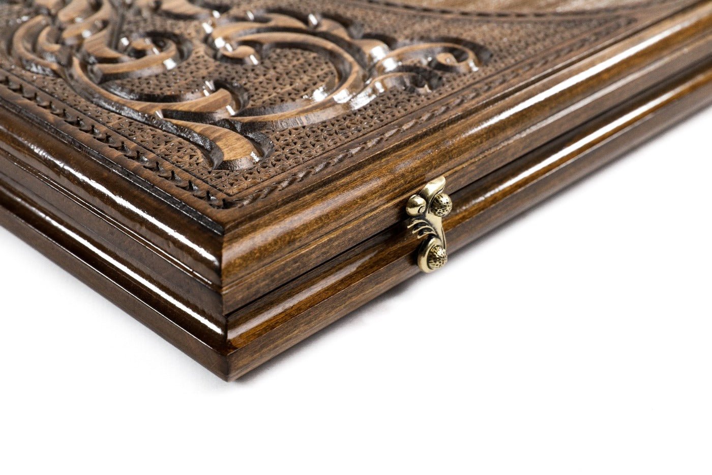 Wooden Backgammon Board Bull 23.6" | 60 cm - Unumperfectus