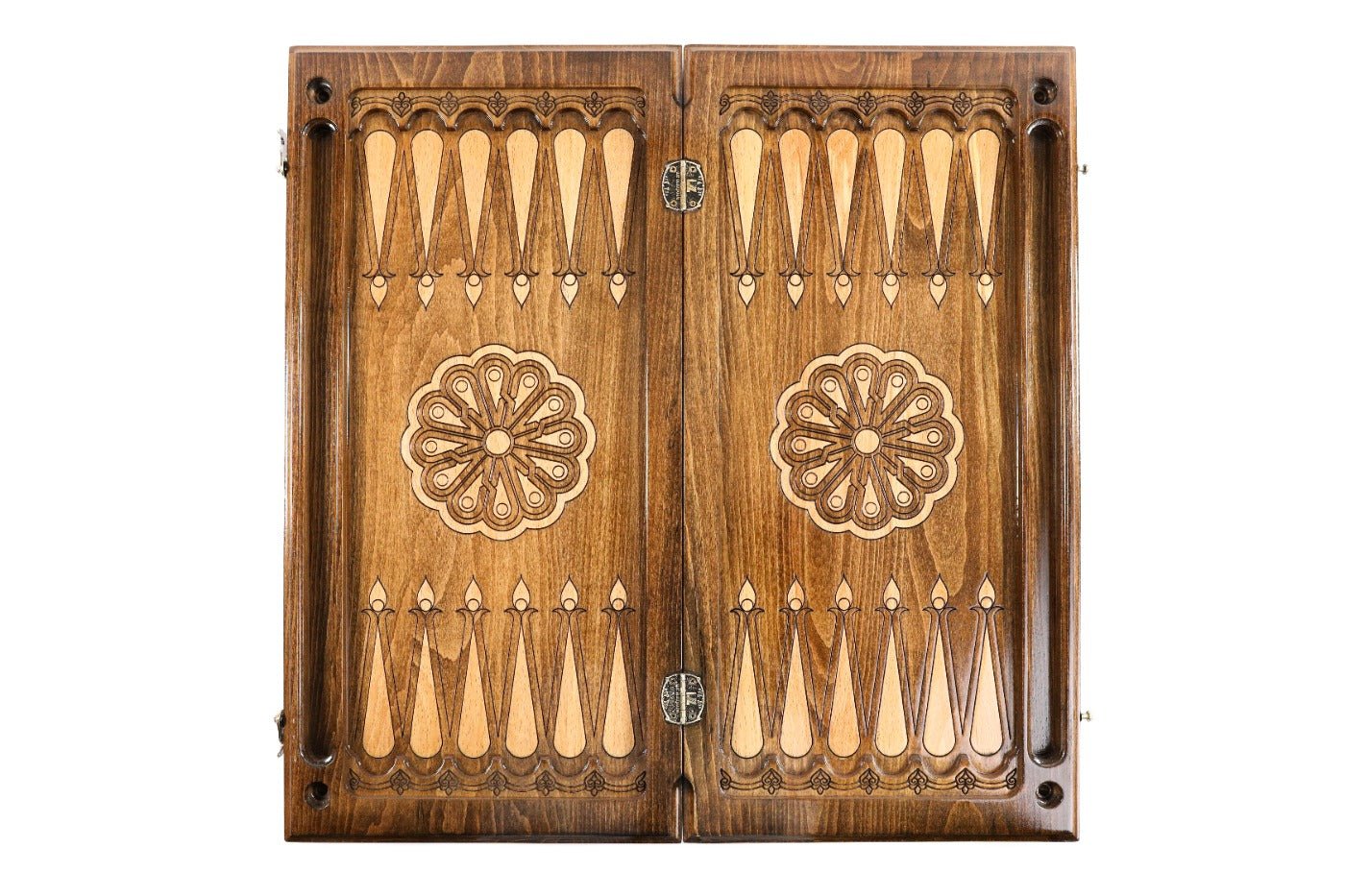 Wooden Backgammon Board Bull 23.6" | 60 cm - Unumperfectus