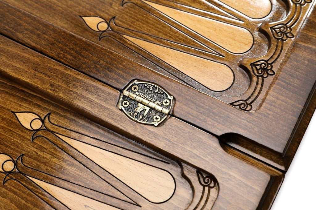 Wooden Backgammon Board Bull 23.6" | 60 cm - Unumperfectus