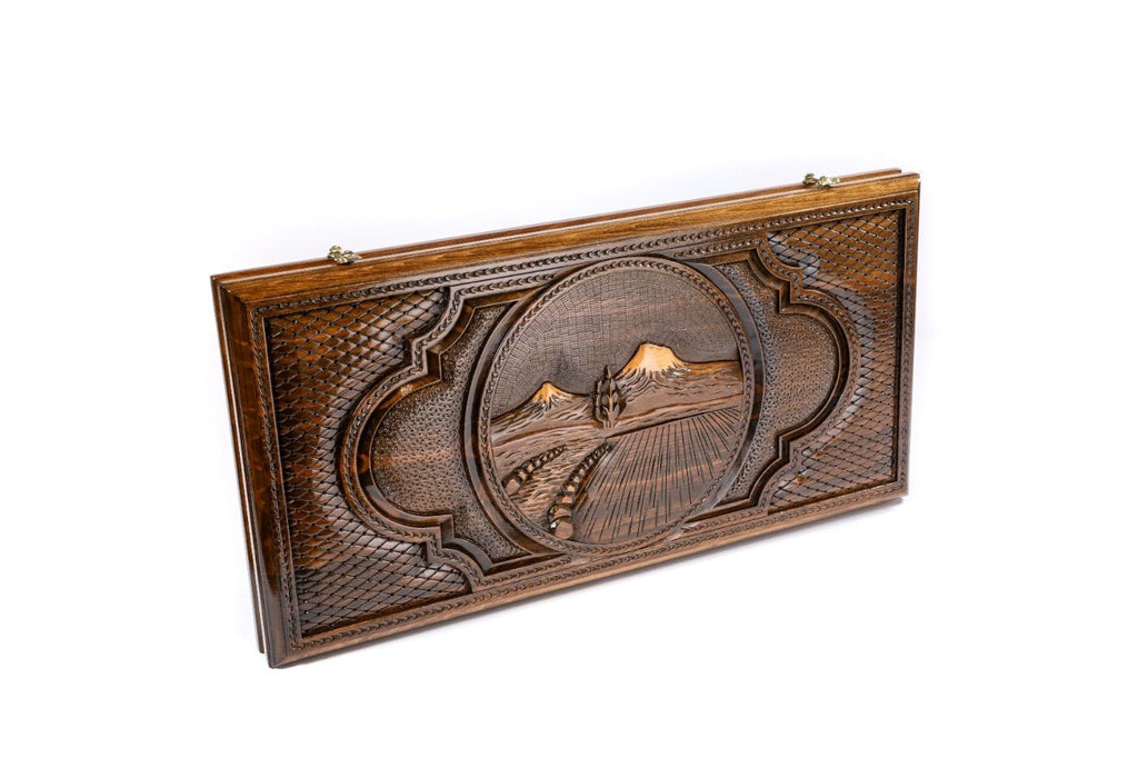 Backgammon Board - Mount Ararat Armenian Design - Unumperfectus