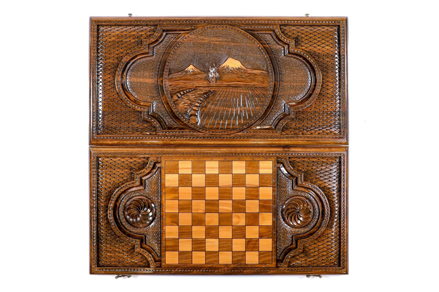 Backgammon Board - Mount Ararat Armenian Design - Unumperfectus