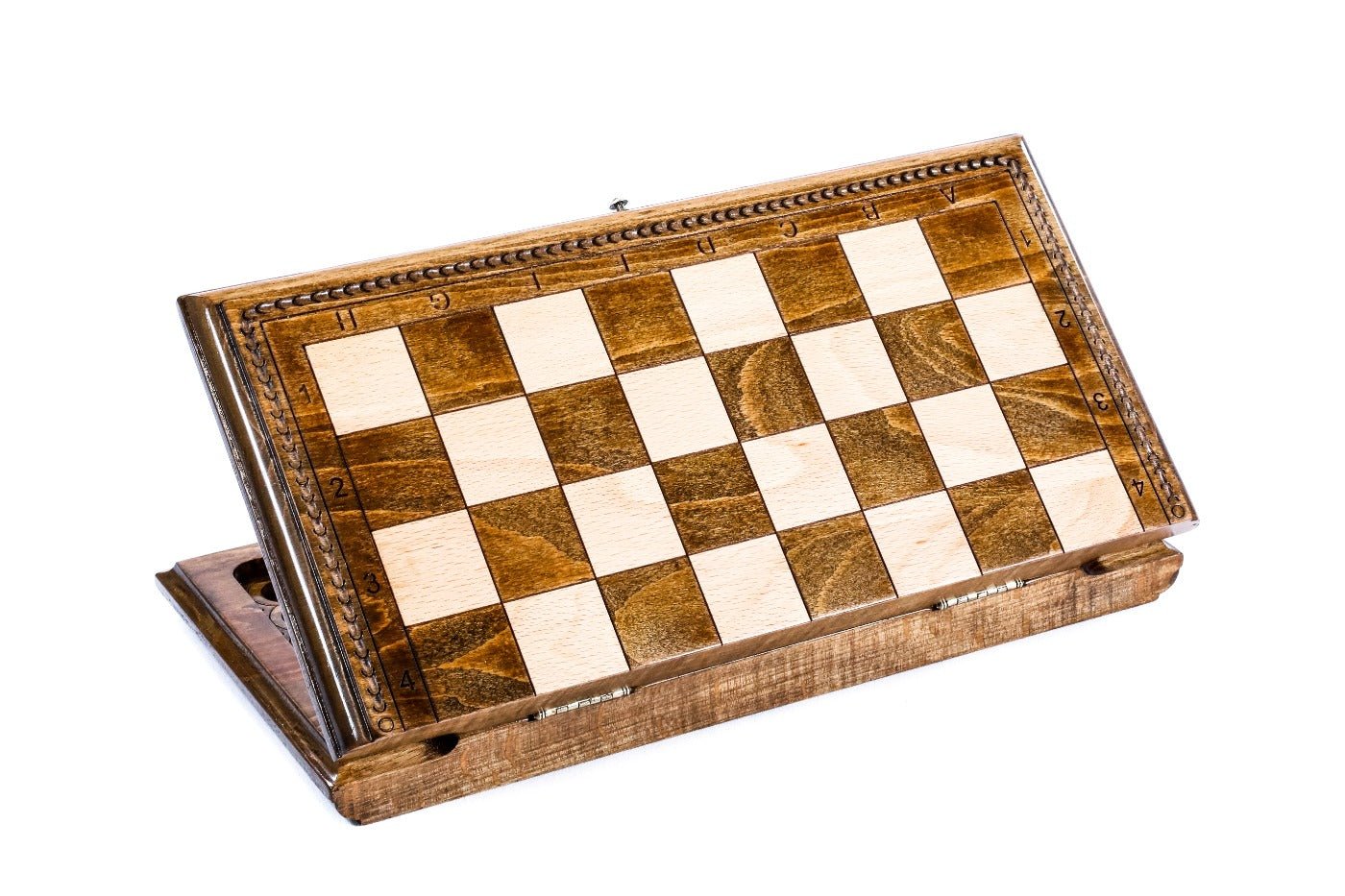Handcrafted Chess Set & Backgammon 40 cm | 15.7" - Unumperfectus