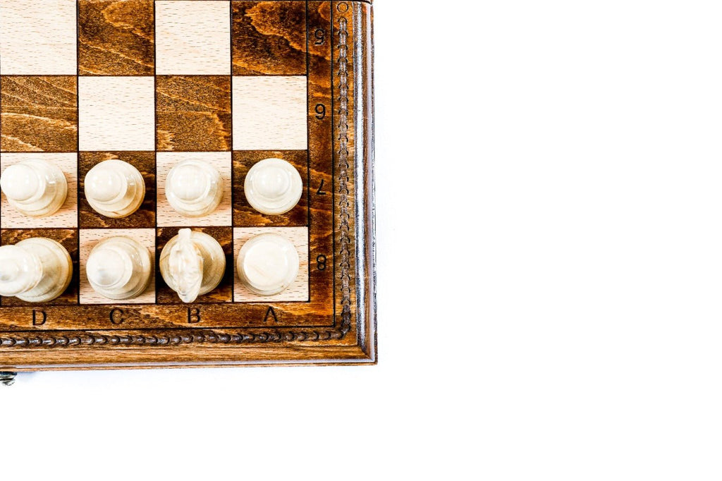 Handcrafted Chess Set & Backgammon 40 cm | 15.7" - Unumperfectus