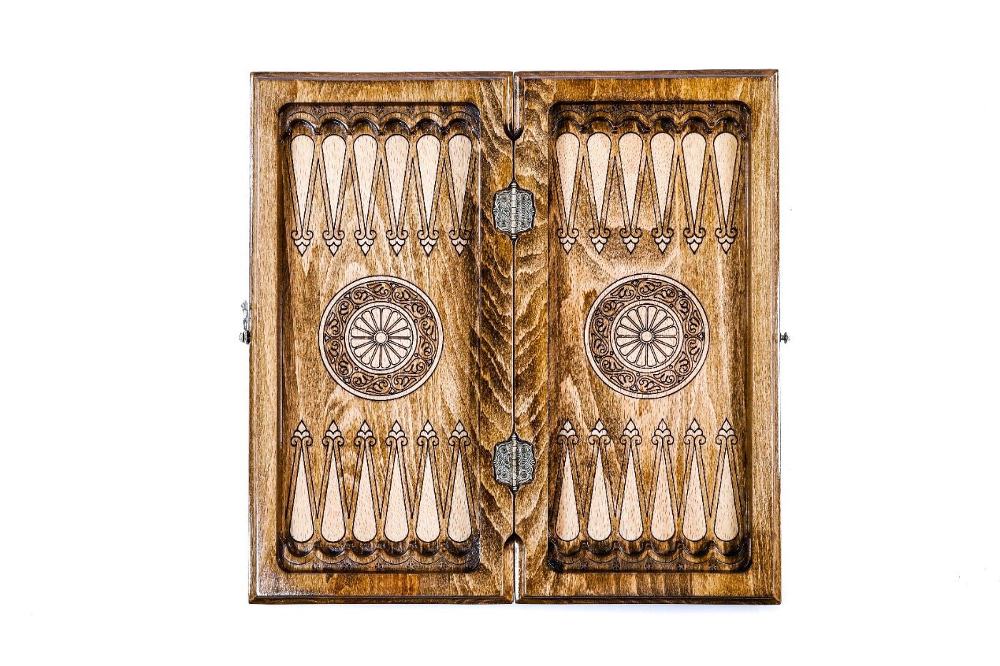 Handcrafted Chess Set & Backgammon 40 cm | 15.7" - Unumperfectus