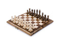 Classic wooden chess set and backgammon board carved from solid beech wood — by Hrachya Ohanyan
