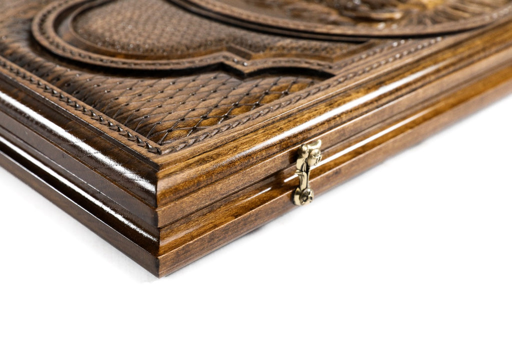 Backgammon Board - Majestic Lion - Unumperfectus