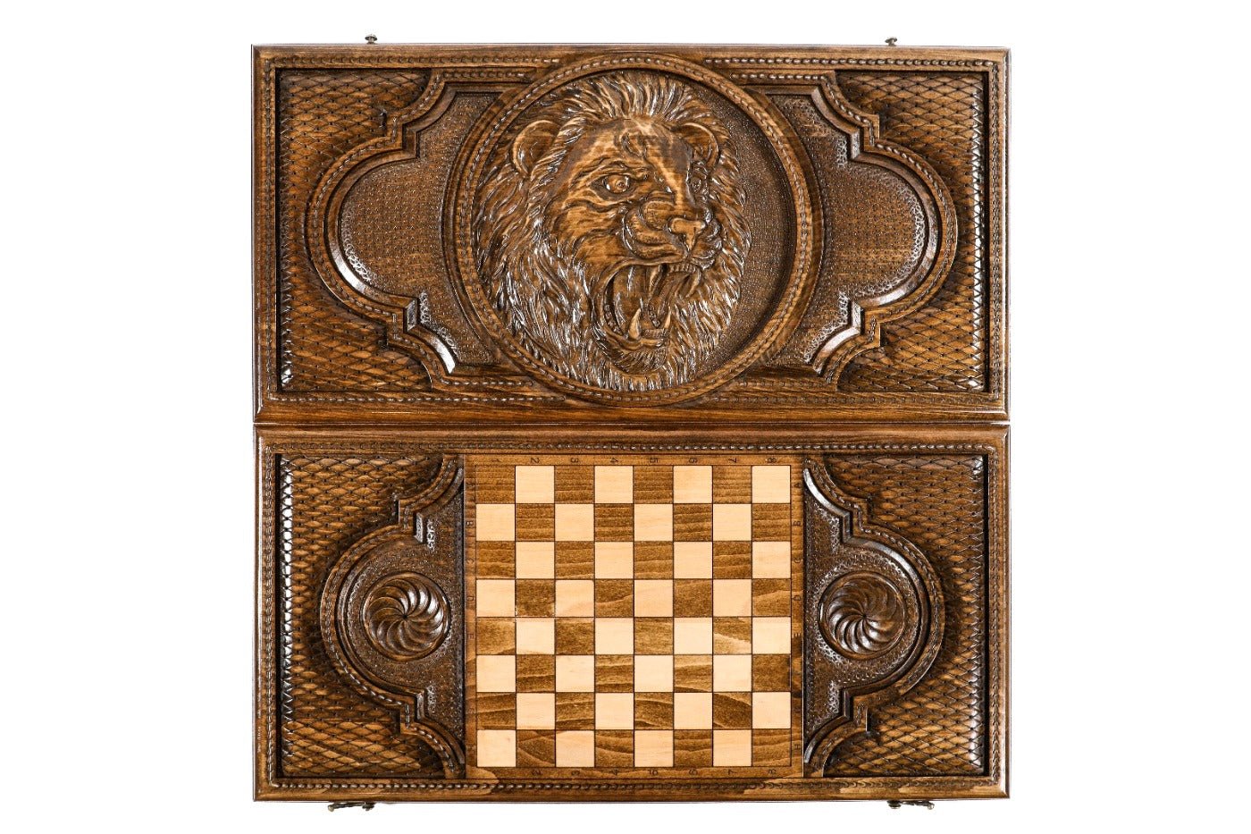 Backgammon Board - Majestic Lion - Unumperfectus
