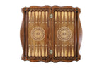 Majestic Tiger backgammon board - angled view