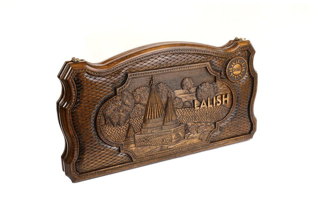 Backgammon Board - Lalesh Temple Wooden Design - Unumperfectus