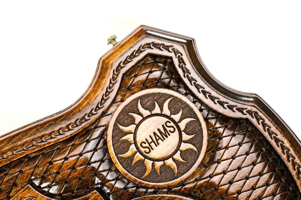 Backgammon Board - Lalesh Temple Wooden Design - Unumperfectus