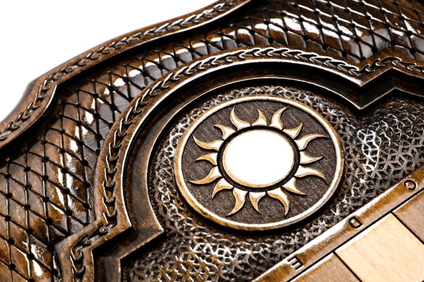 Backgammon Board - Lalesh Temple Wooden Design - Unumperfectus