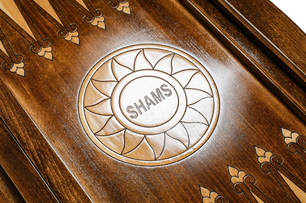 Backgammon Board - Lalesh Temple Wooden Design - Unumperfectus