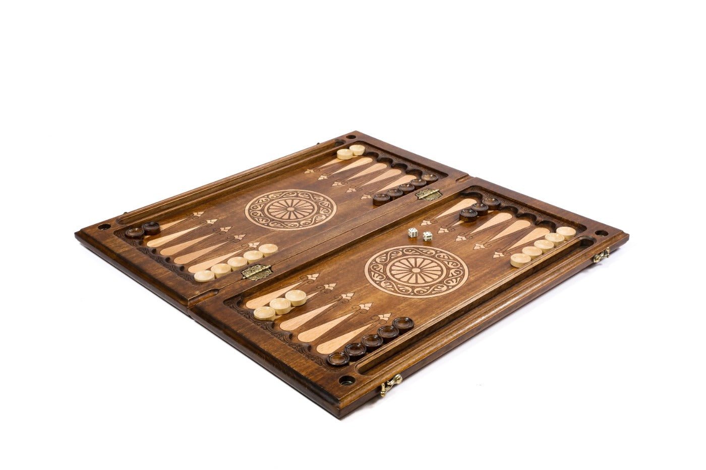 Interior view of the open board highlighting the mirror-polished professional surface.