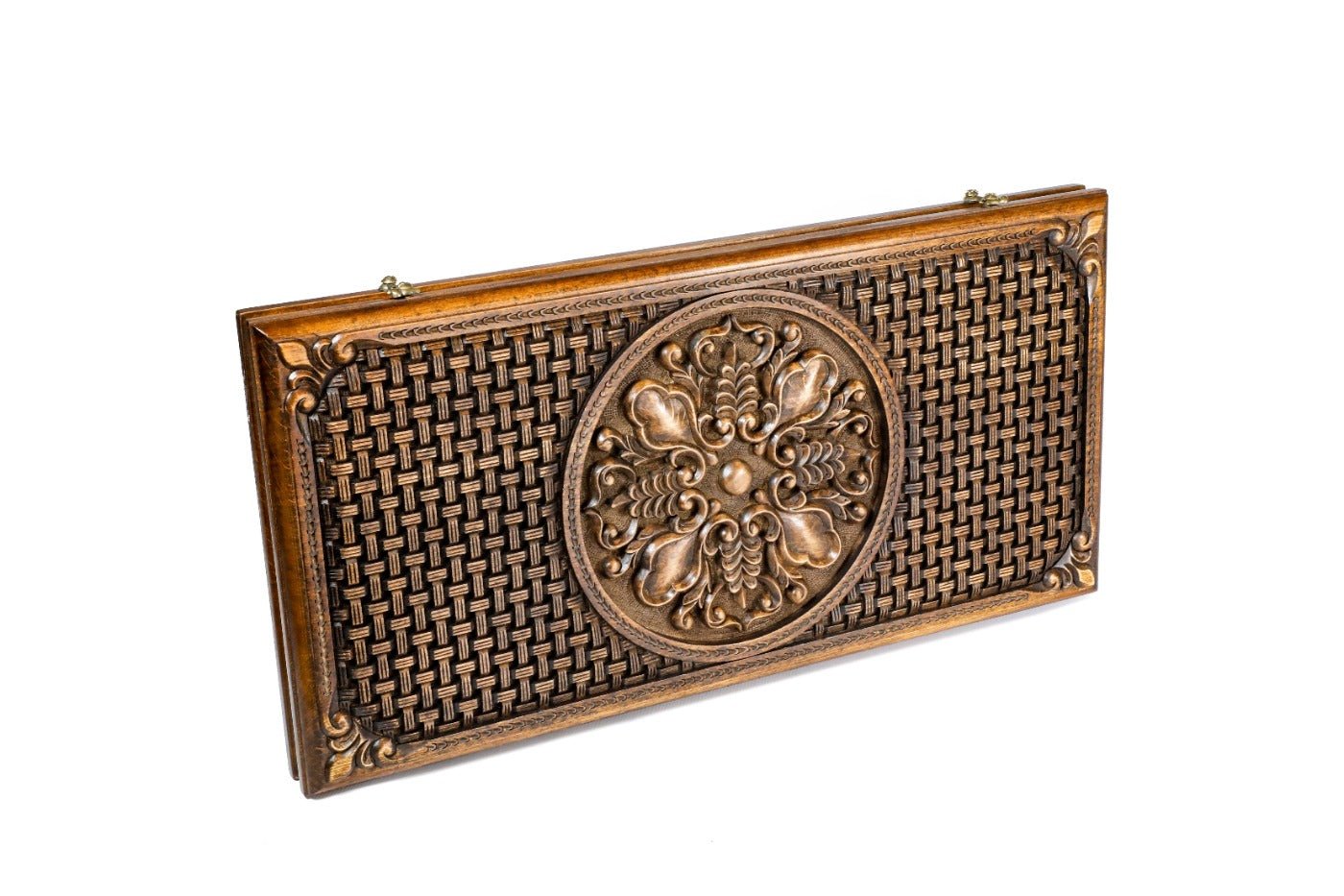 Backgammon Board - Ornamental Bas-Relief Design - Unumperfectus