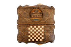 Church of St. Gayane Mount Ararat backgammon board - corner detail of the board