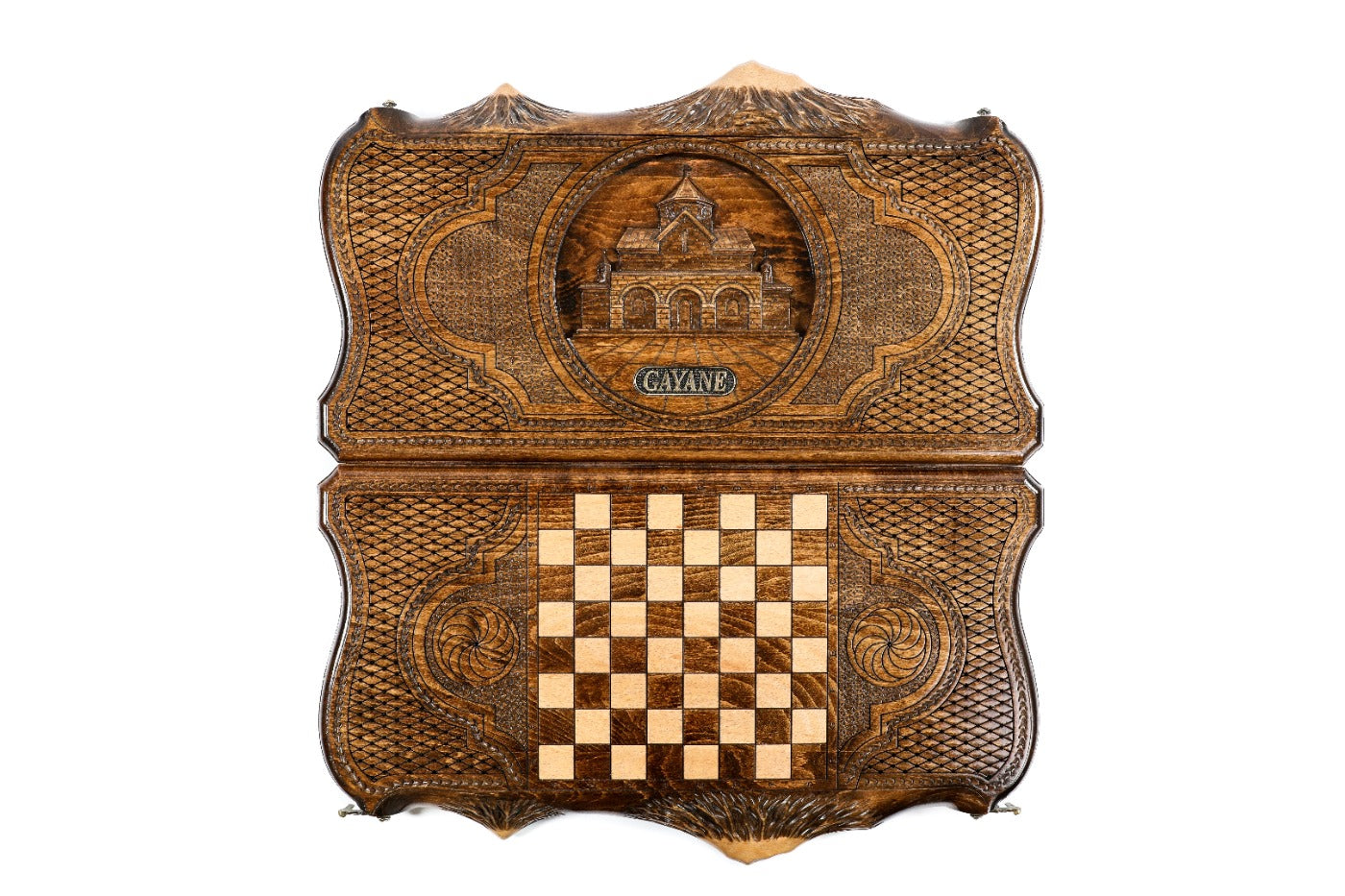 Backgammon Board - Church of St. Gayane & Mount Ararat - Unumperfectus