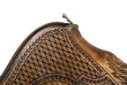 St. Hripsime Ornamental Motif Mount Ararat backgammon board - corner detail of the board