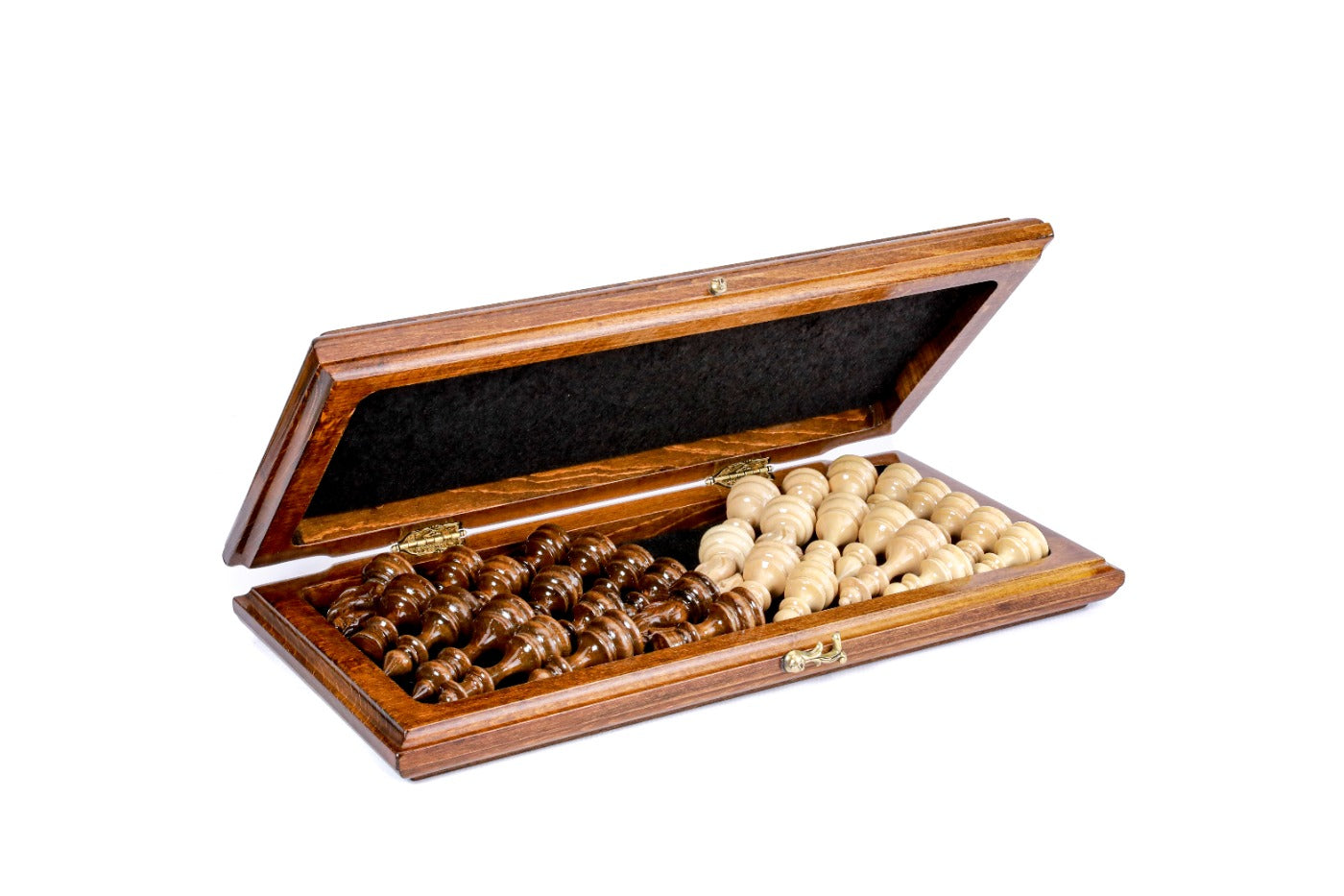 Classic Chess Set with Ornaments – Wooden Chess Set - Unumperfectus