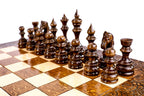 Classic Ornaments chess set - board surface detail