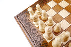 Classic Ornaments chess set - chess pieces set up for play