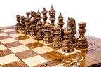 Armenia Engraved Chess Set – Wooden Chess Board