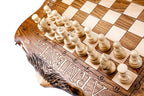 Armenia Engraved Chess Set – Wooden Chess Board