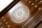 Majestic Tiger backgammon board - carrying case and accessories