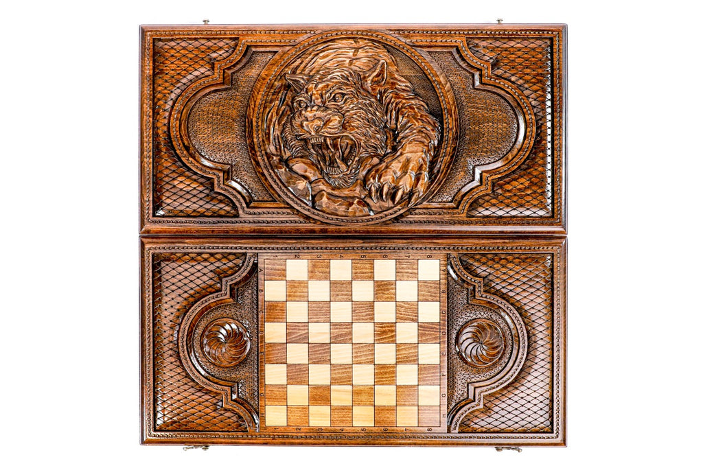 Backgammon Board - Majestic Tiger - Unumperfectus
