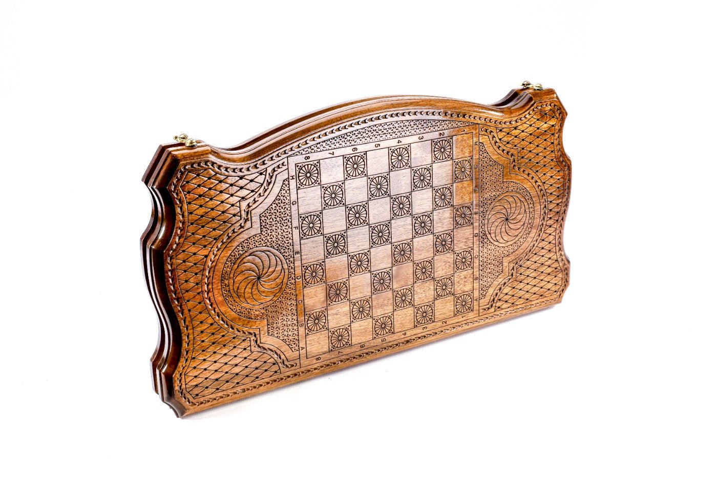 Backgammon Board - Pomegranate Tree Epoxy - Unumperfectus