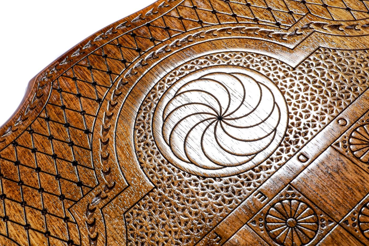 Backgammon Board - Pomegranate Tree Epoxy - Unumperfectus