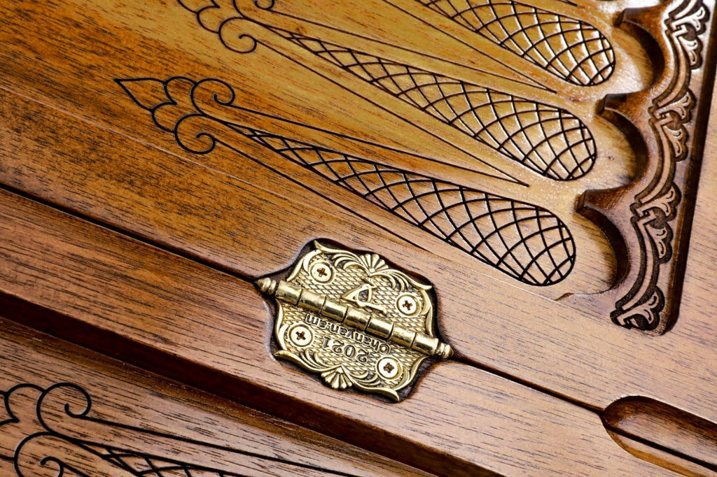 Backgammon Board - Pomegranate Tree Epoxy - Unumperfectus