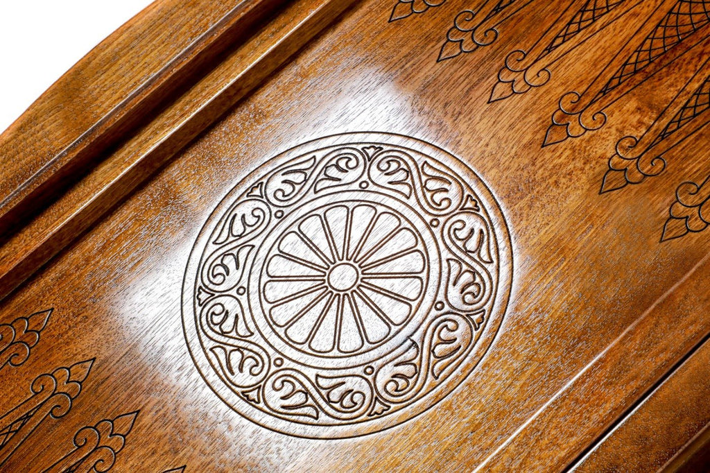 Backgammon Board - Pomegranate Tree Epoxy - Unumperfectus