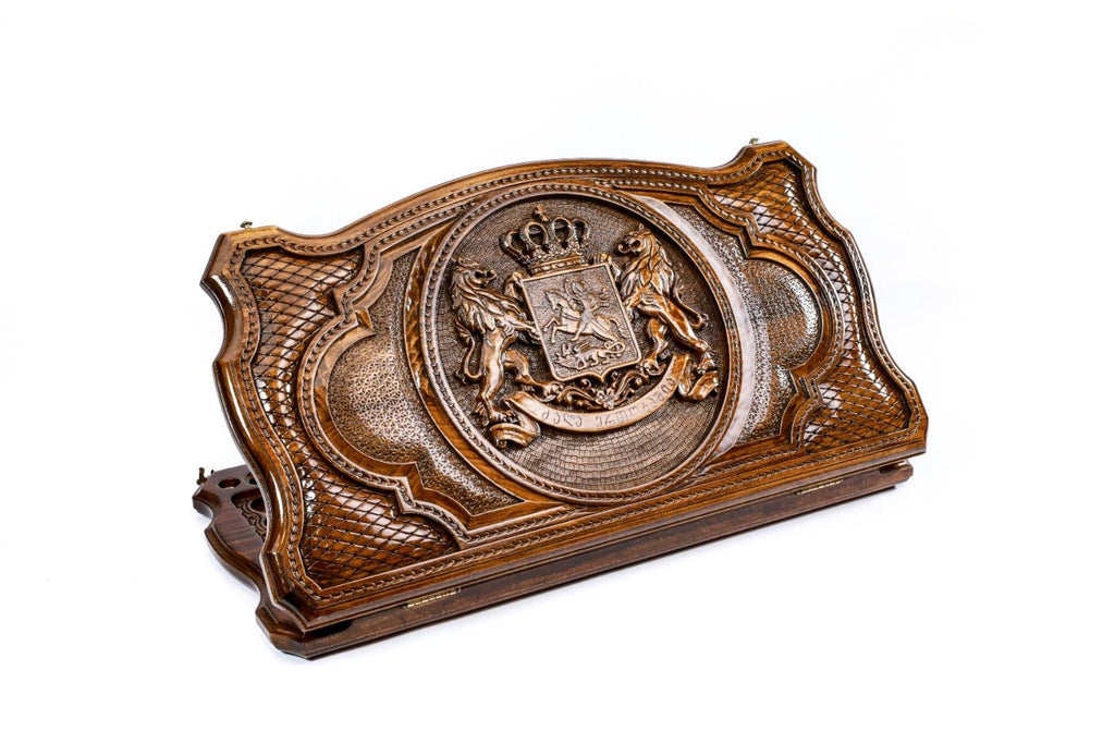 Backgammon Board - Coat of Arms of Georgia - Unumperfectus