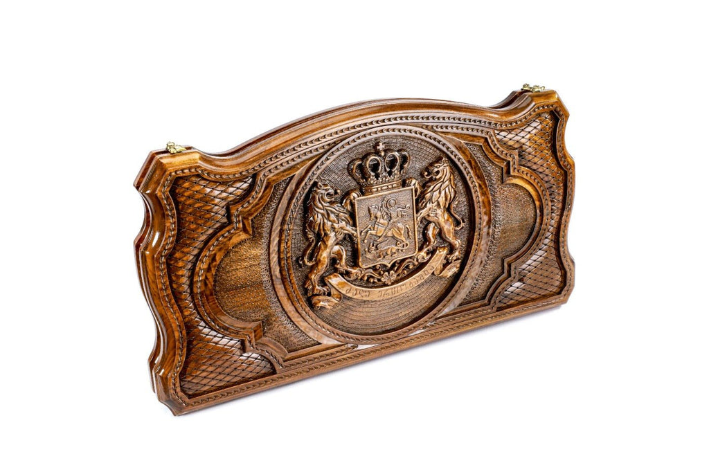 Backgammon Board - Coat of Arms of Georgia - Unumperfectus