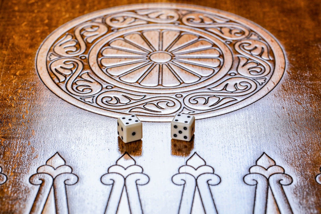 Backgammon Board - Coat of Arms of Georgia - Unumperfectus