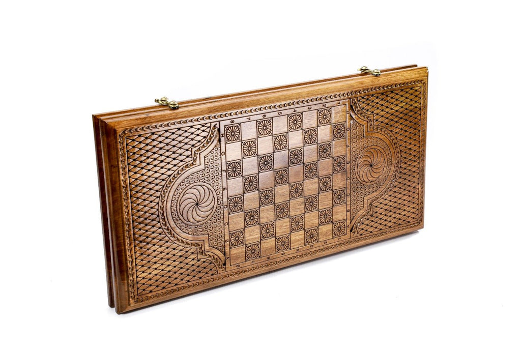 Backgammon Board - Ornamental Epoxy - Unumperfectus