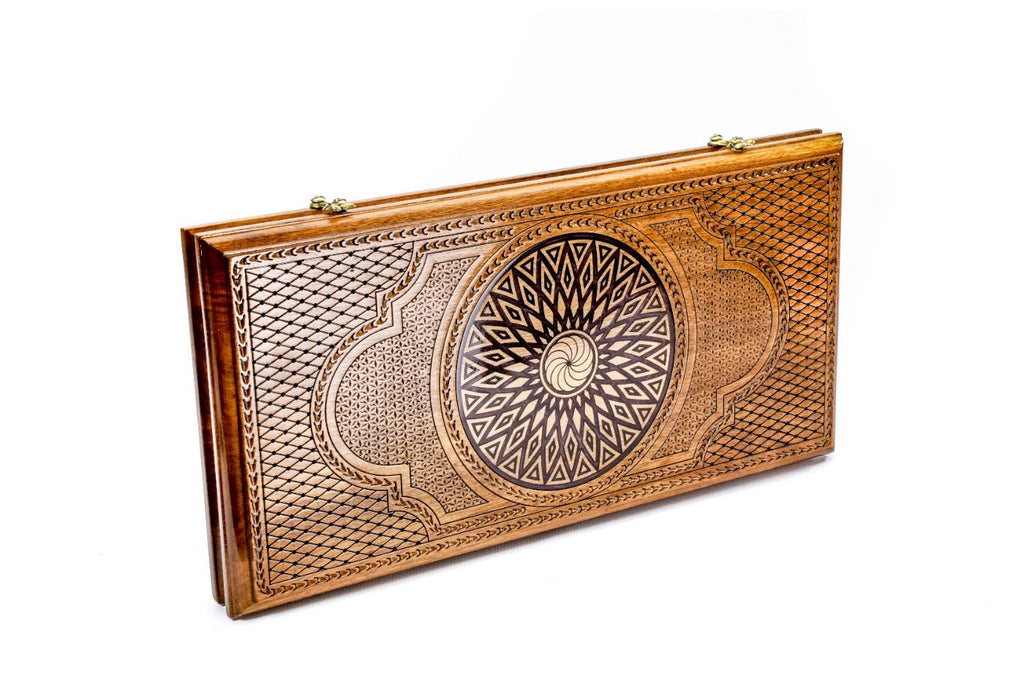 Backgammon Board - Ornamental Epoxy - Unumperfectus
