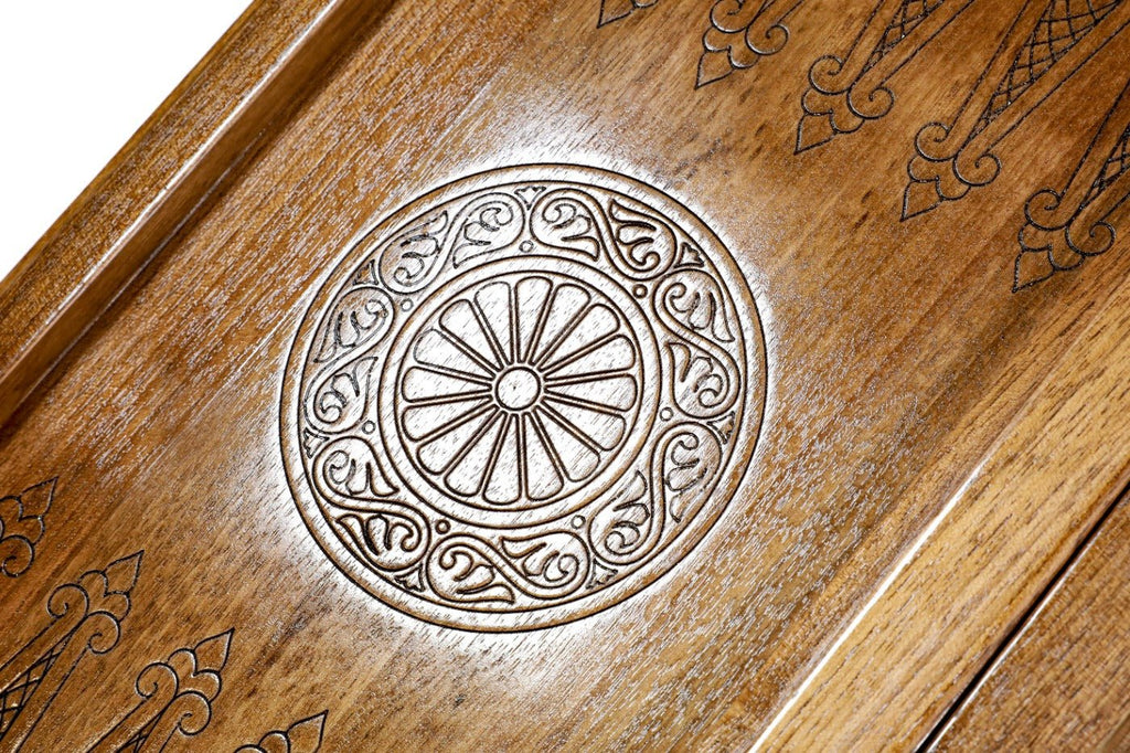 Backgammon Board - Ornamental Epoxy - Unumperfectus