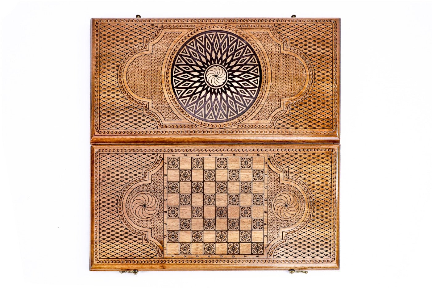 Backgammon Board - Ornamental Epoxy - Unumperfectus