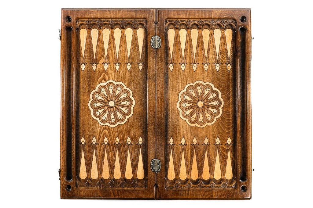 Ararat Wooden Backgammon Board Classic 23.6" | 60 cm - Unumperfectus
