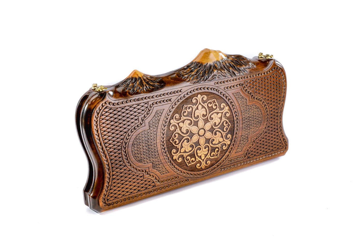 Backgammon Board - Ornamental Snowflake - Unumperfectus