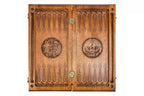 We Are Our Mountains backgammon board - carrying case and accessories