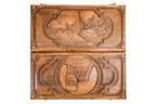 We Are Our Mountains backgammon board in wood by Hrachya Ohanyan